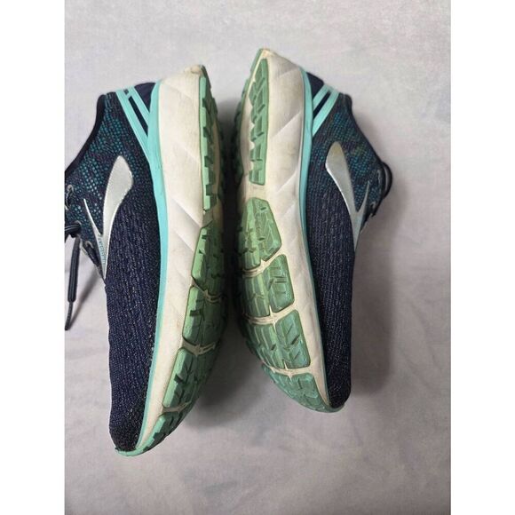 Brooks Ghost 11 Running Shoes Navy Blue Sz. 8 - Picture 4 of 12